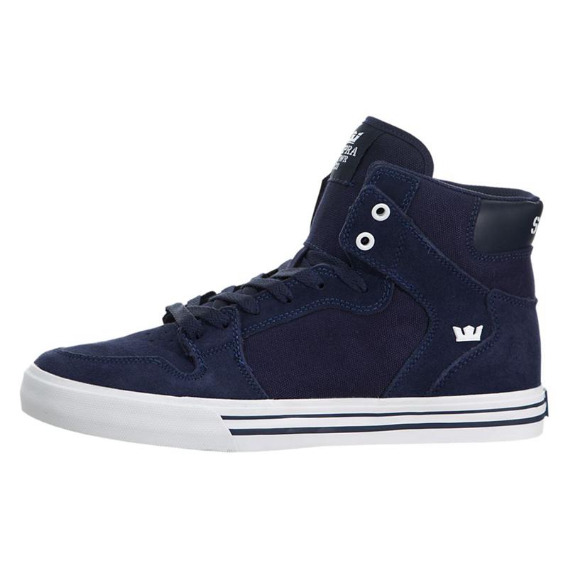 Zapatillas Altas Supra Argentina Hombre - VAIDER Azules (RINLK-4790)